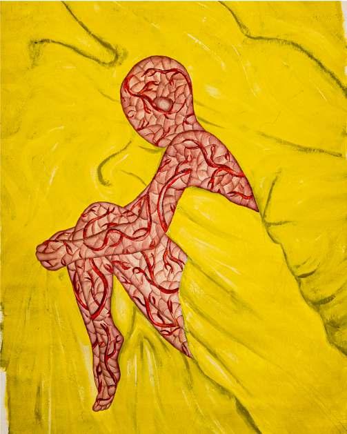 Miniimiii, a painting by Baaba Sarpong